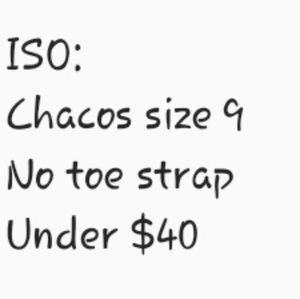 Iso chacos size 9